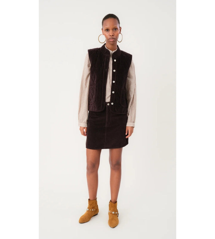 Cairo Vest - Dark Mocha