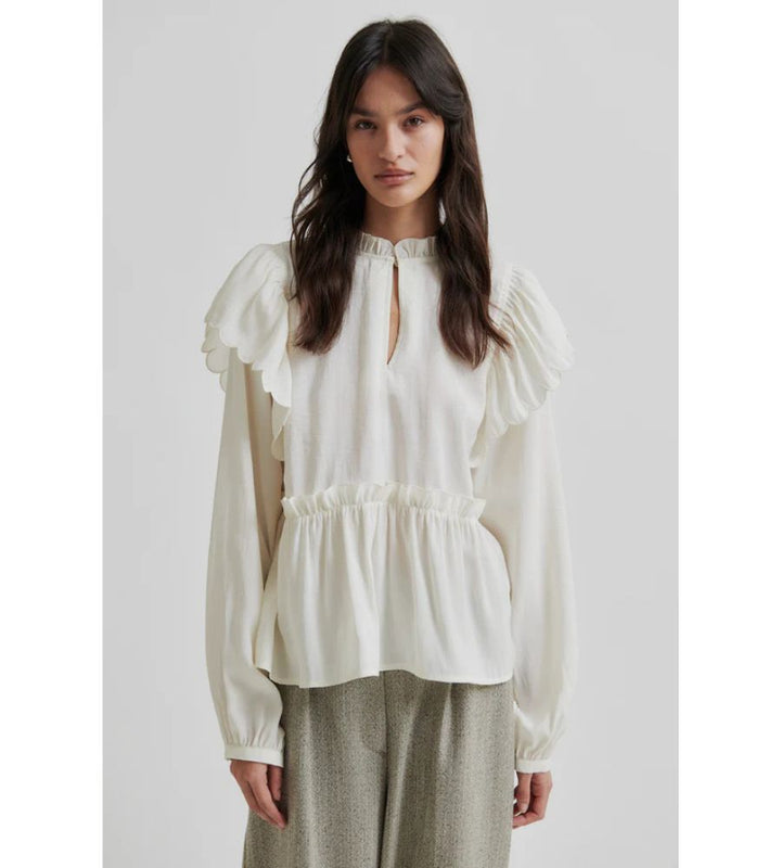 Terra Frill Blouse - Tofu