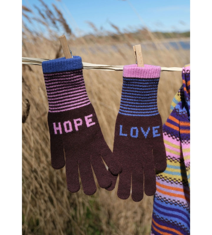 Contrast Love & Hope Gloves - Quartz