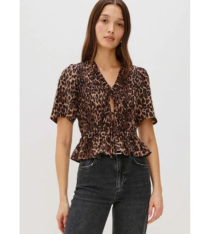 Portia Top - Brown Nala