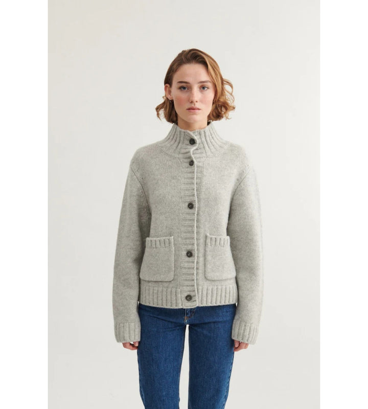 Blanche Cardigan - Grey Marl