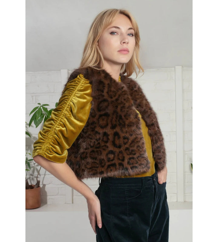 Edelweiss Gilet - Choc Leo