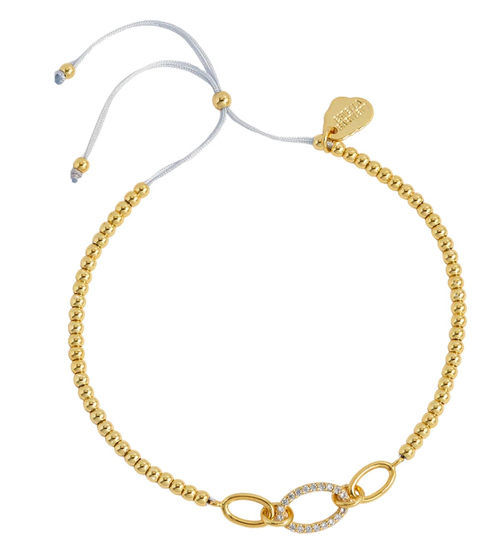 EBB7142G Oval Link CZ Louise Bracelet