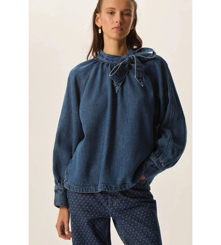 Lou Blouse - Middle Blue