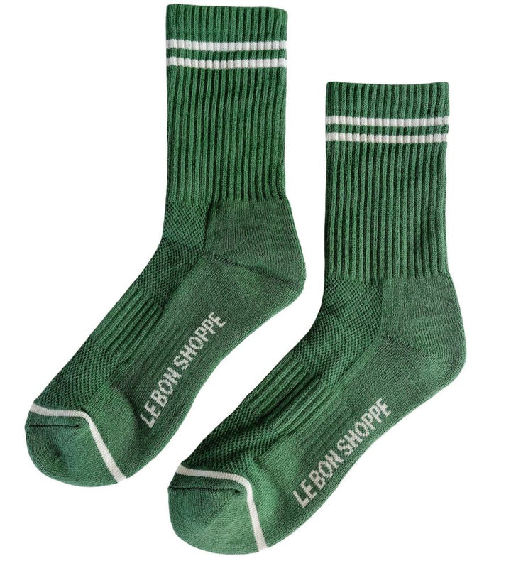 Boyfriend Socks - Moss