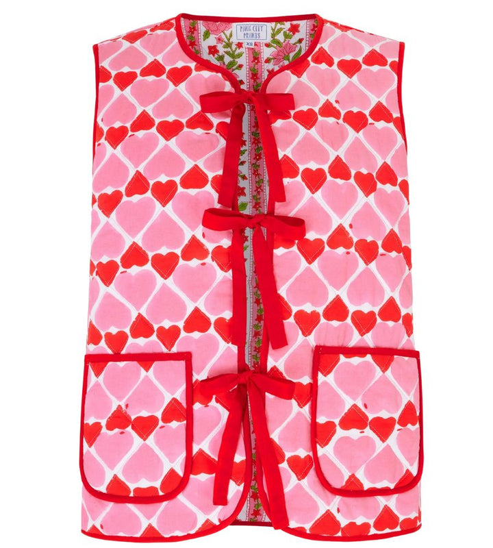 Maggie Gilet - Retro Love Heart