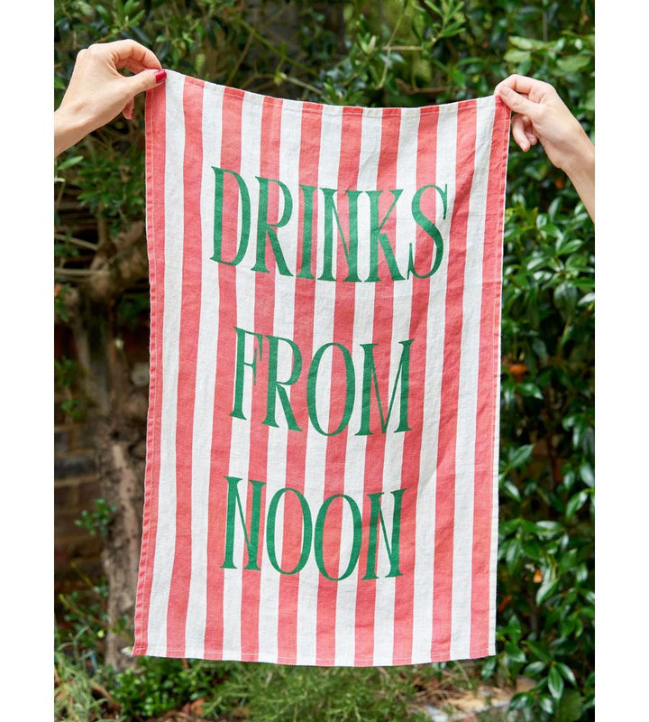 Drinks From Noon Tea Towel