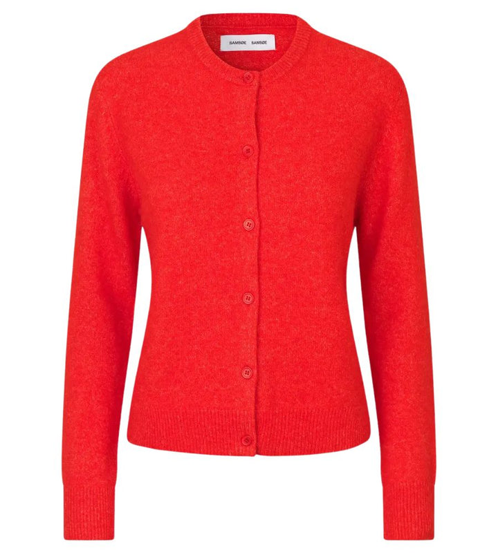 Nor Short Cardigan - Flame Scarlet