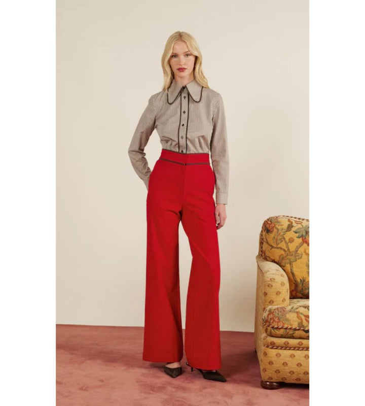 Ala Shirt - Brown Stipe