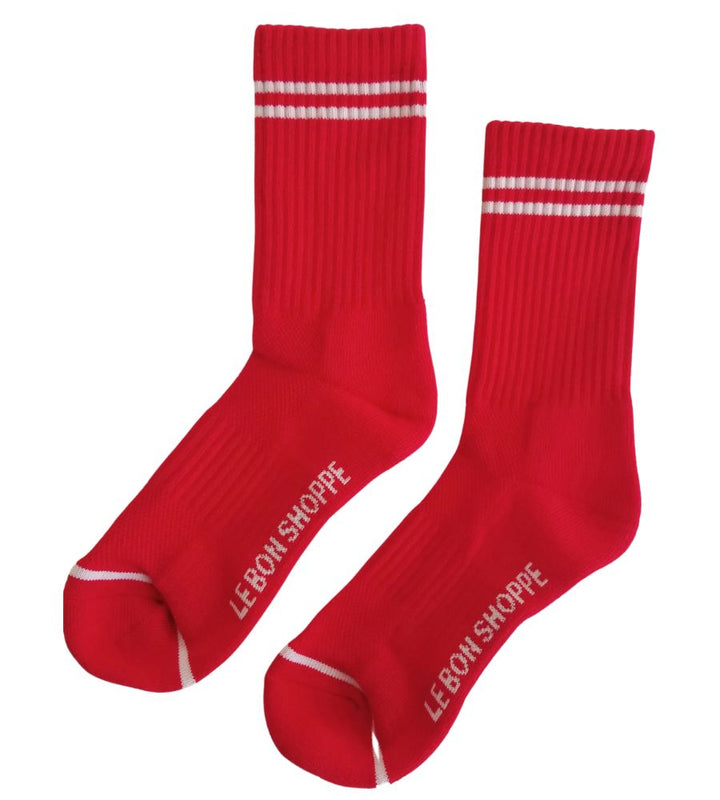 Boyfriend Socks - Red