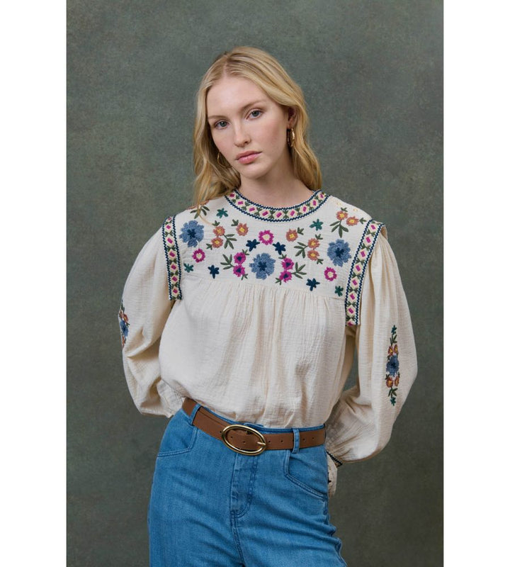 Izza Blouse - Cream