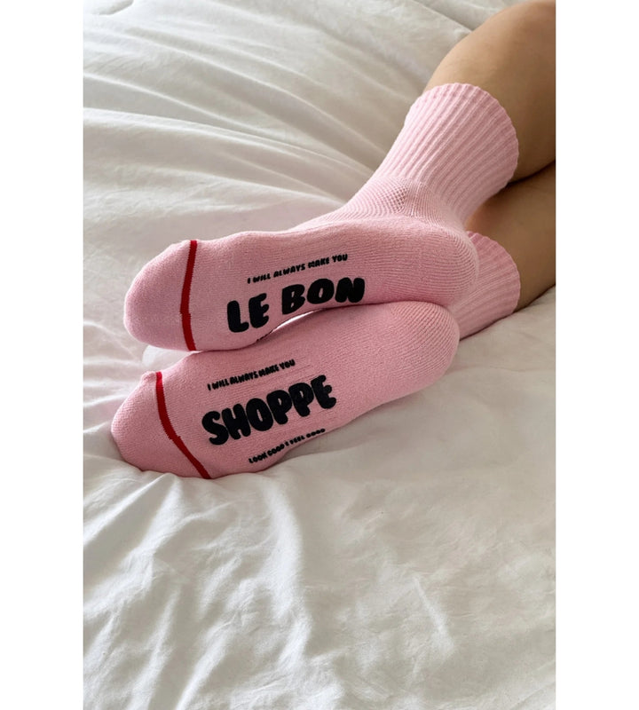 Hugger Socks - Pink/Black
