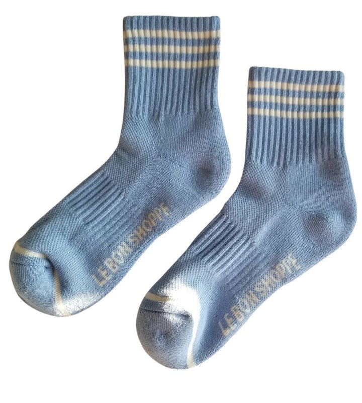 Girlfriend Socks - Parisian Blue
