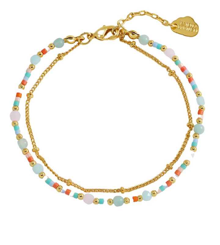 EBB6618G Mini Mixed Duo Chain Bracelet