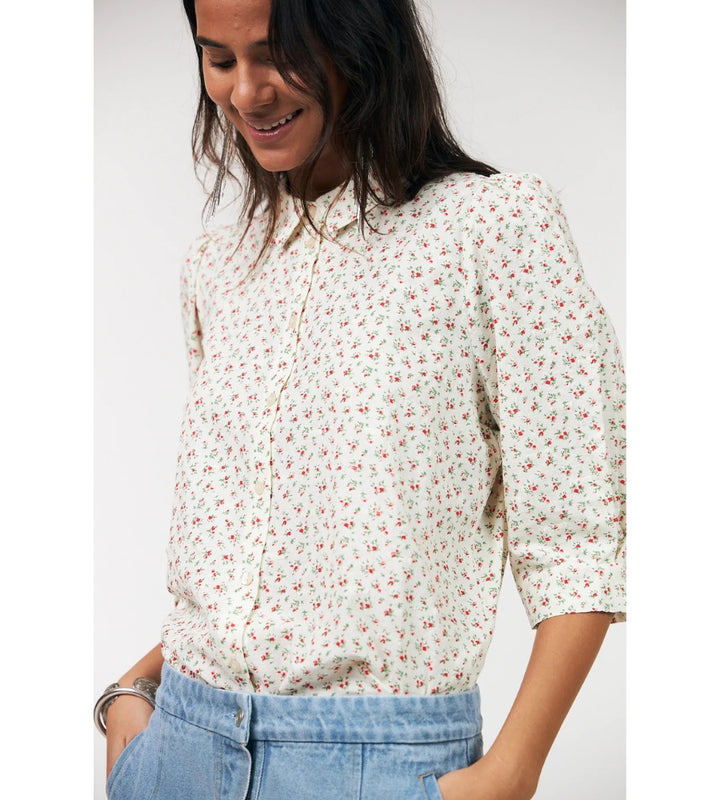 BonoLL Shirt - Red Flower