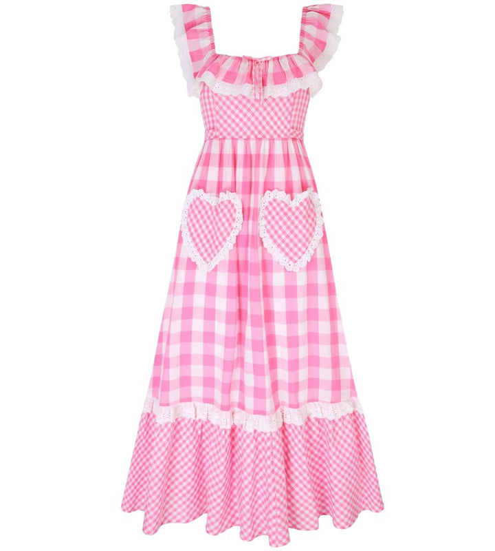 Pippa Dress - Candyfloss Gingham