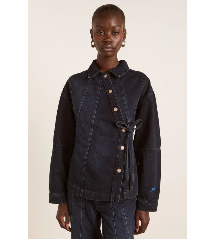 Finella Denim Shirt - Wavy Seams