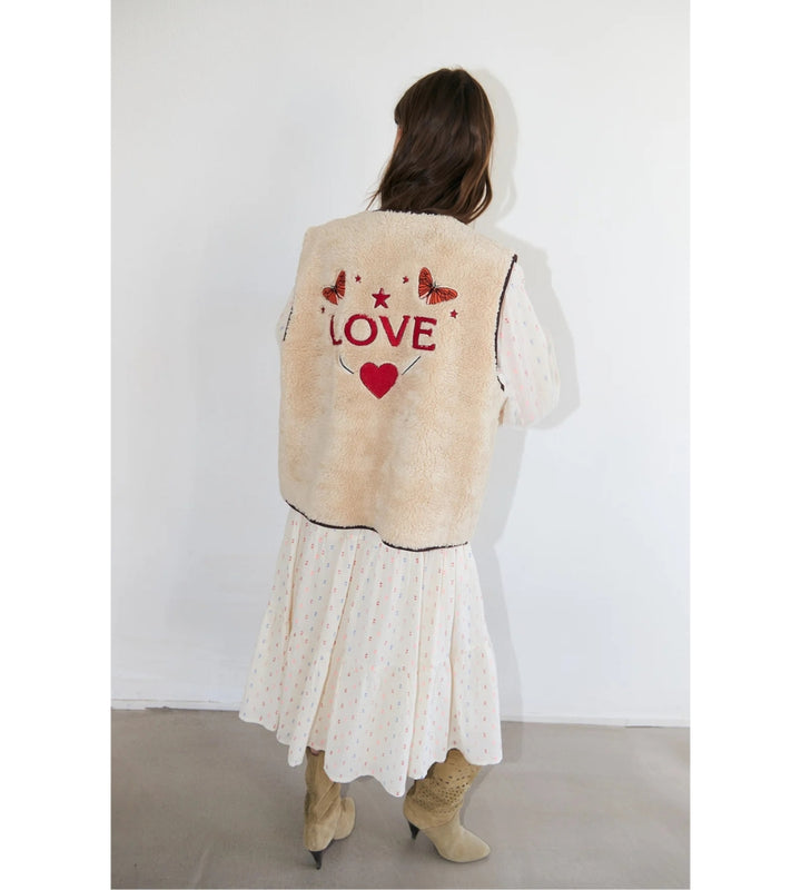JaceLL Love Vest - Beige
