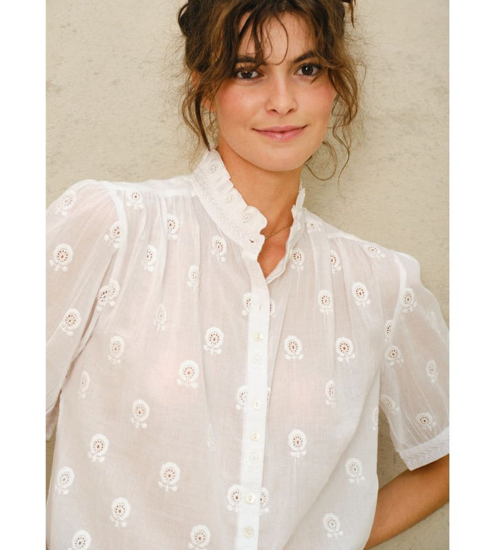 Frani Embellished Top White