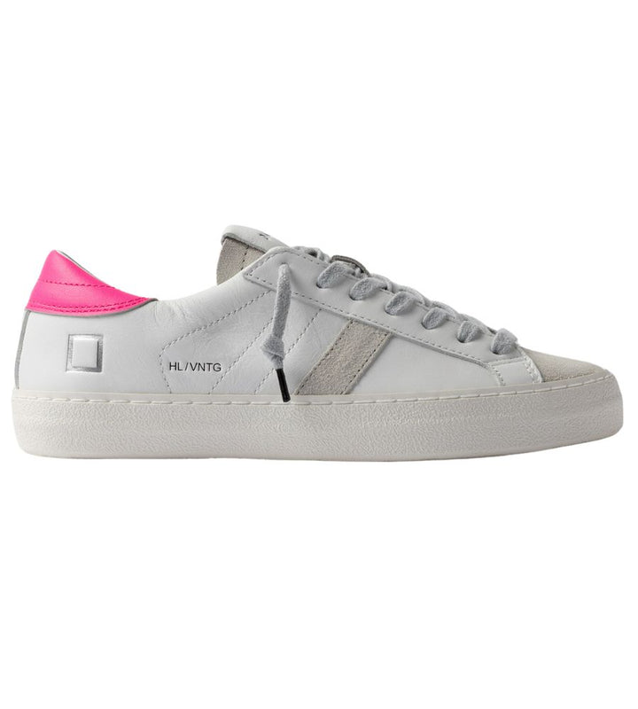 Hill Low Vintage Calf White-Fuxia