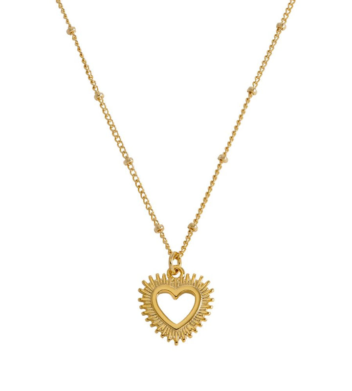 EBN6297G Heartburst Necklace