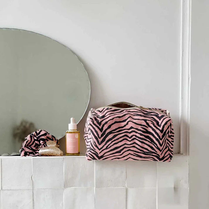 Vic Toiletry Bag Stripes Zebrou/Strawberry