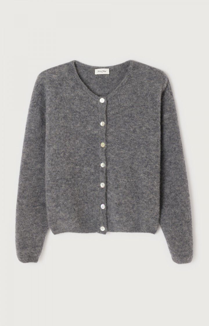 Vitow Cardigan - Steel Melange