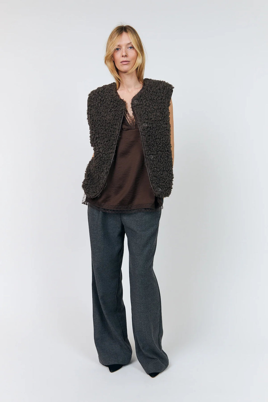 VadaLL Vest - Dark Mokka