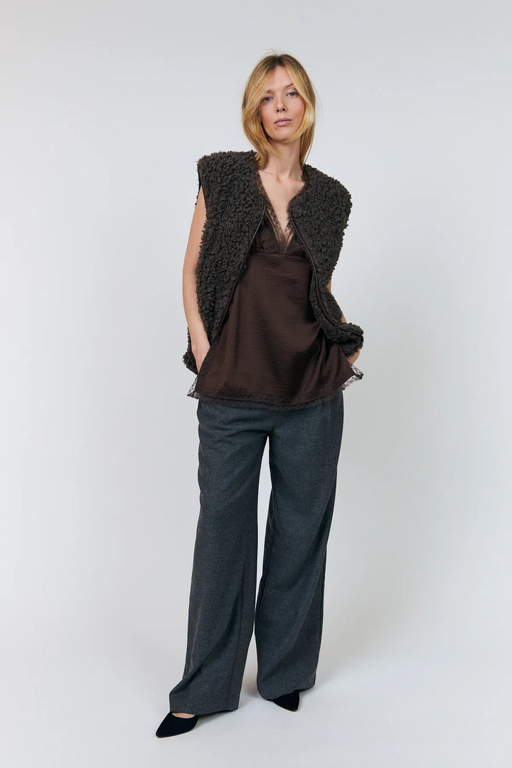 VadaLL Vest - Dark Mokka