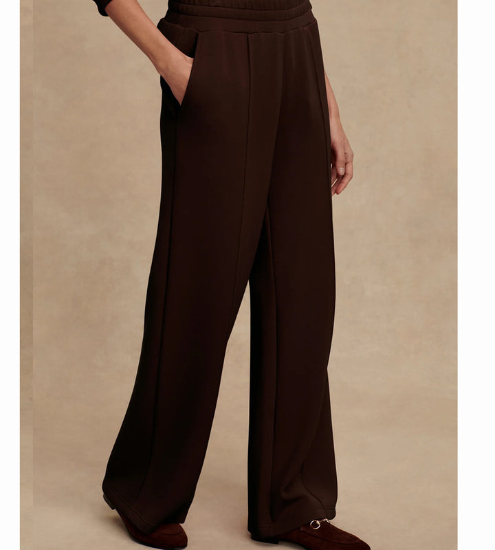 The Wide Leg Pant 30" in Coffee Bean
