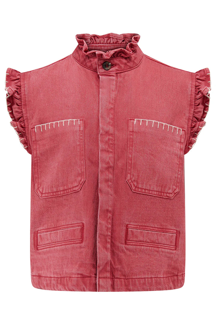 Pablo Waistcoat - Vintage Red
