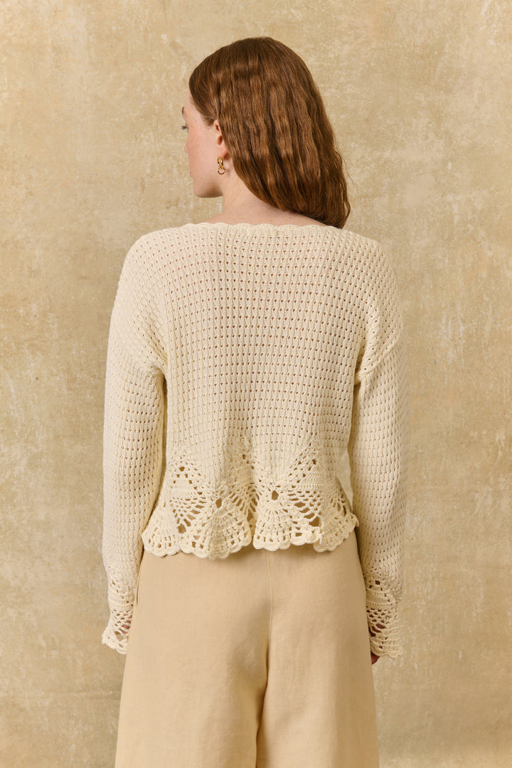 Molya Cardigan - Cream