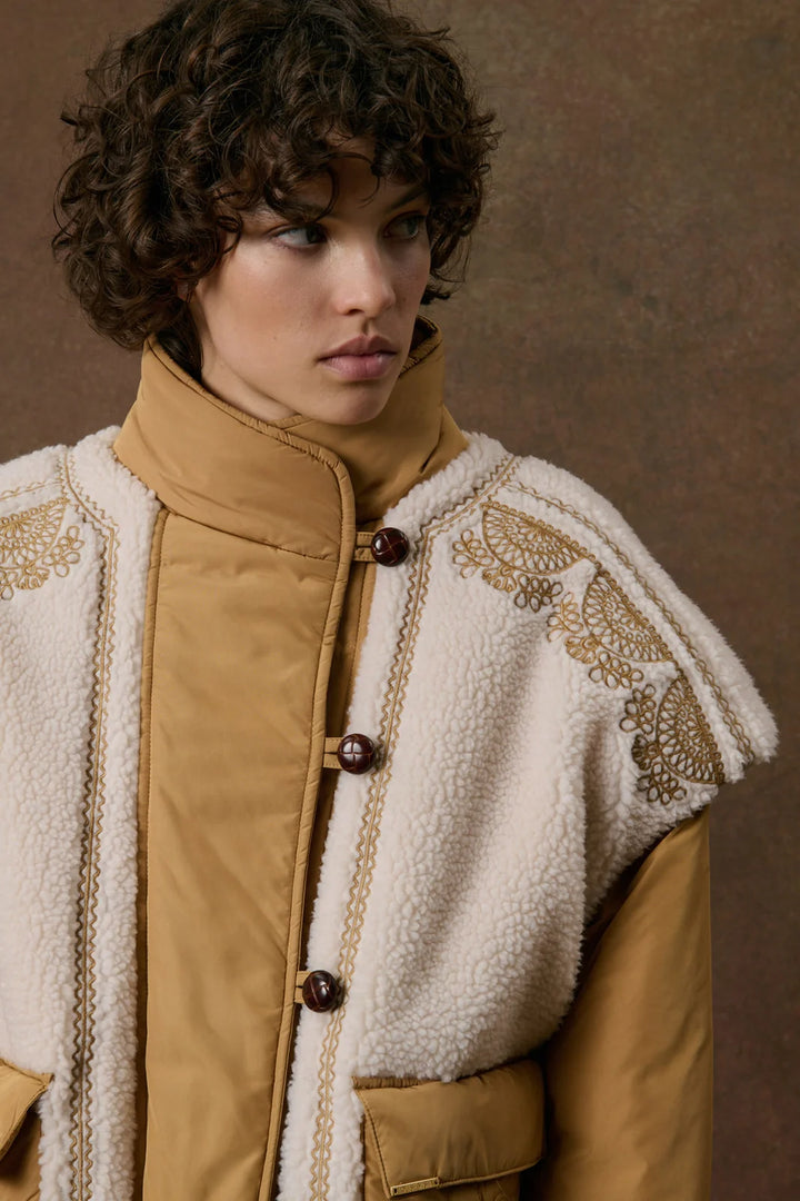Beatine Coat in Sand