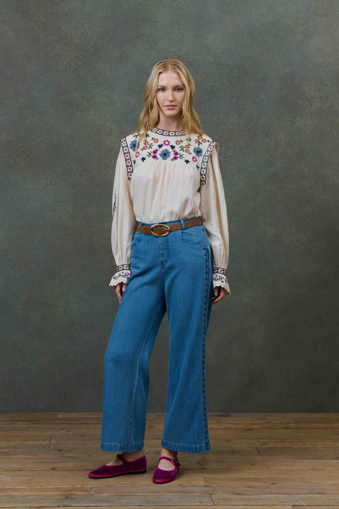 Izza Blouse - Cream