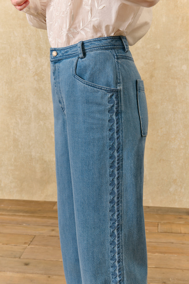 Agnes Pants - Soft Blue