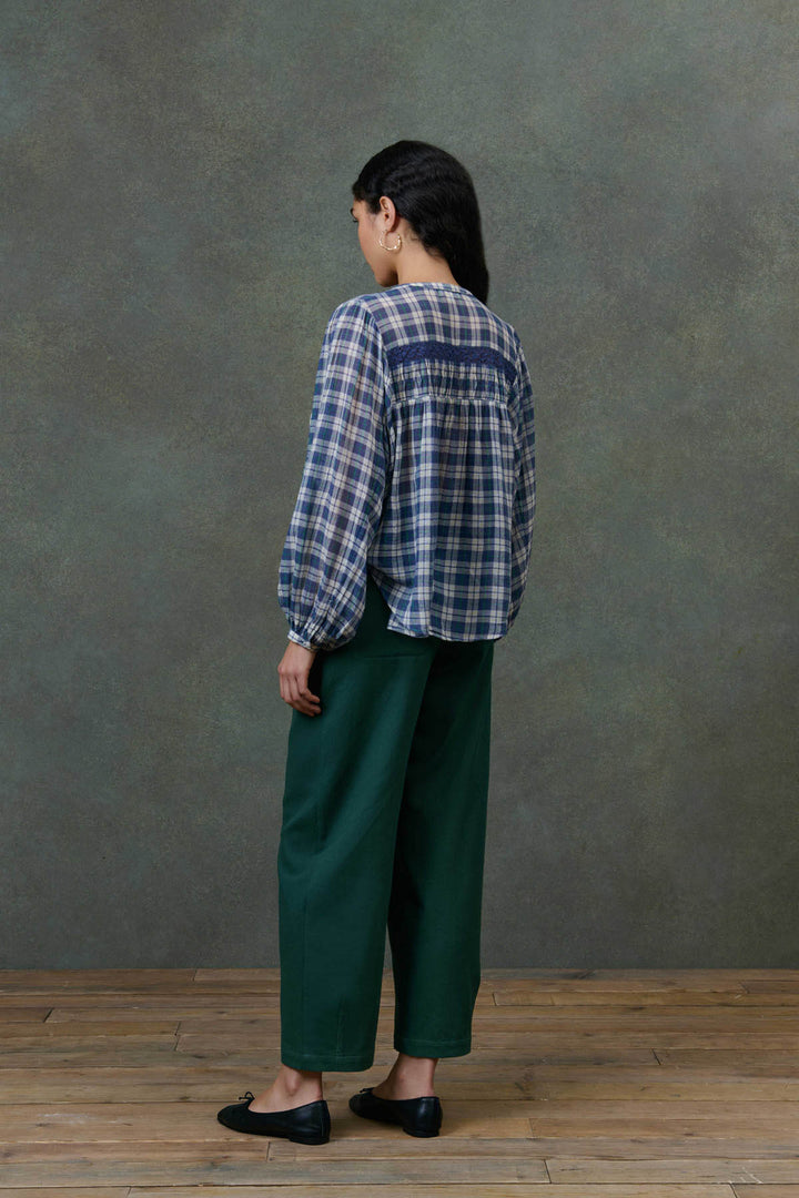 Jally Shirt - Blue Chilly Checks