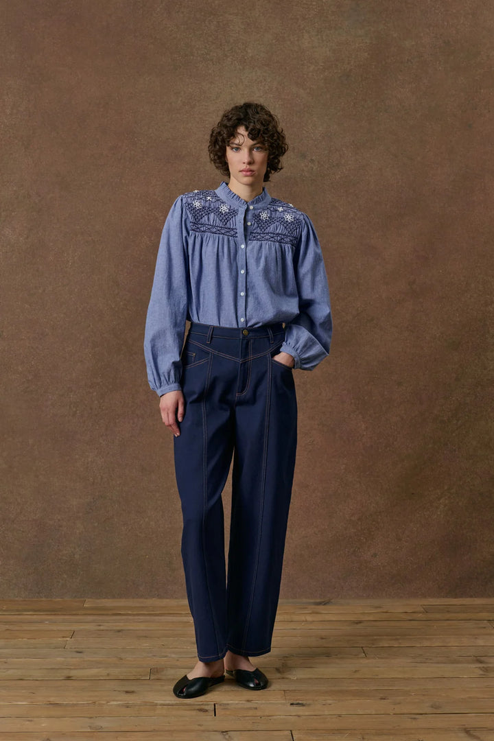 Shirt Louise - Denim Light Blue