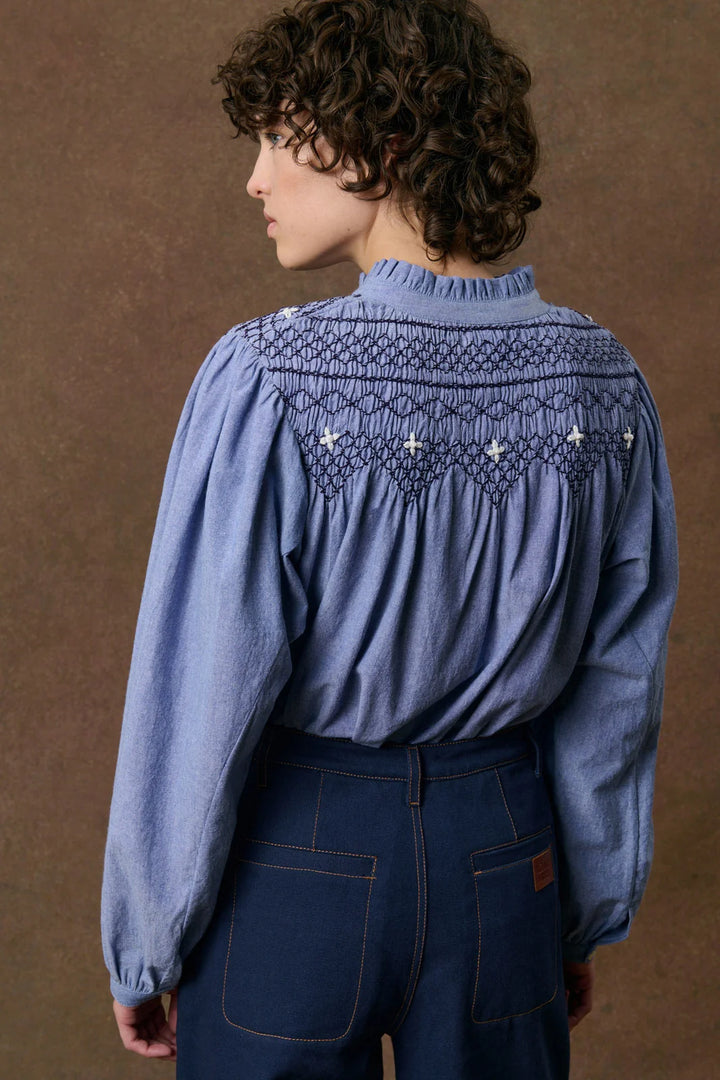 Shirt Louise - Denim Light Blue