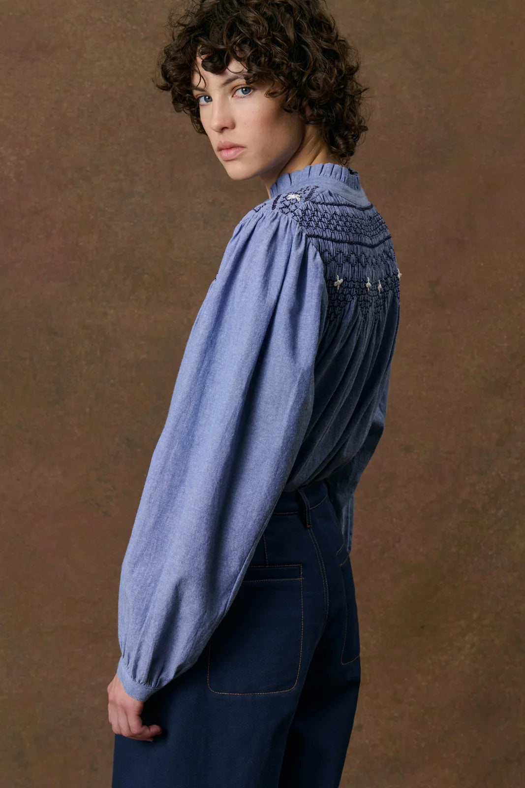 Shirt Louise - Denim Light Blue