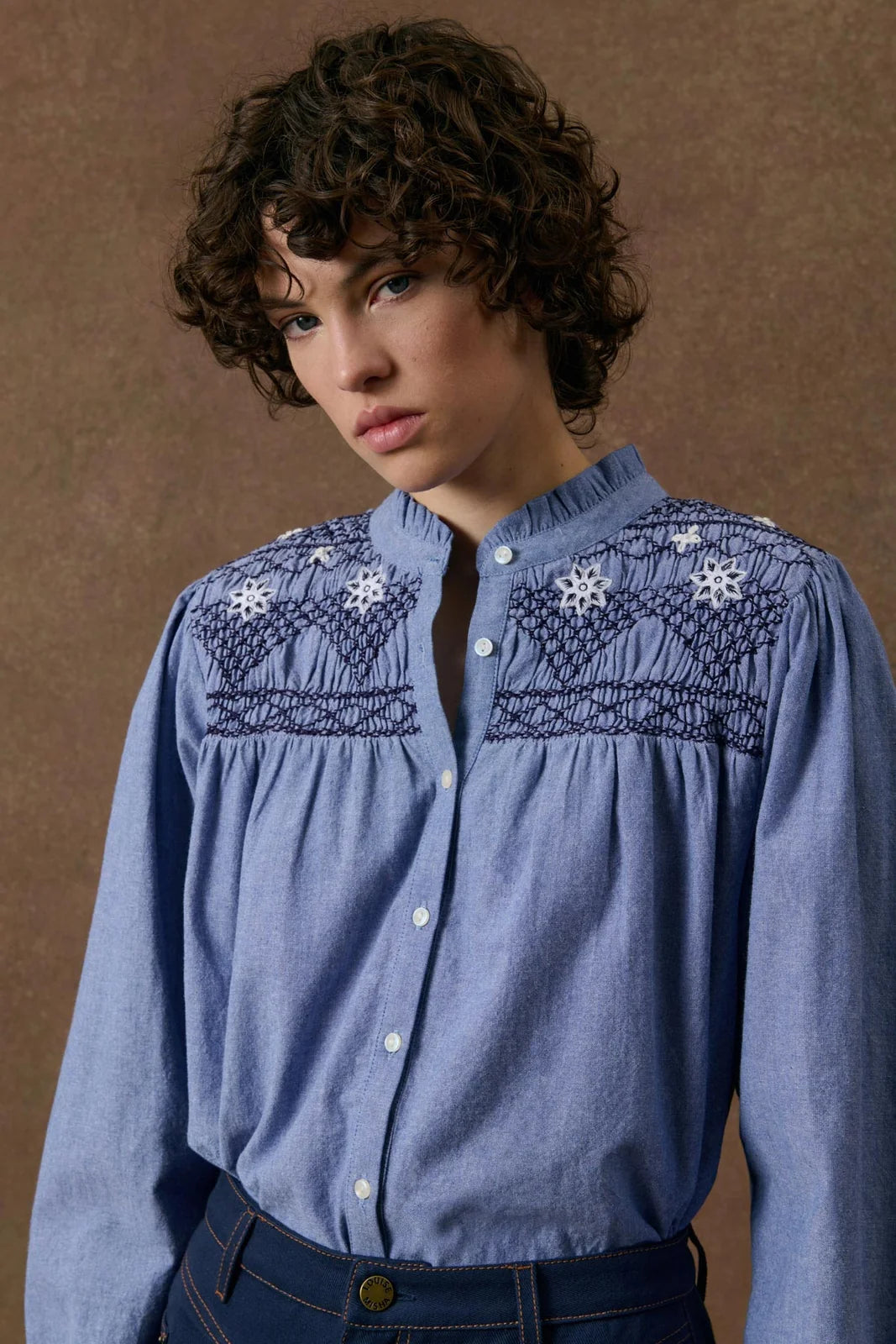 Shirt Louise - Denim Light Blue