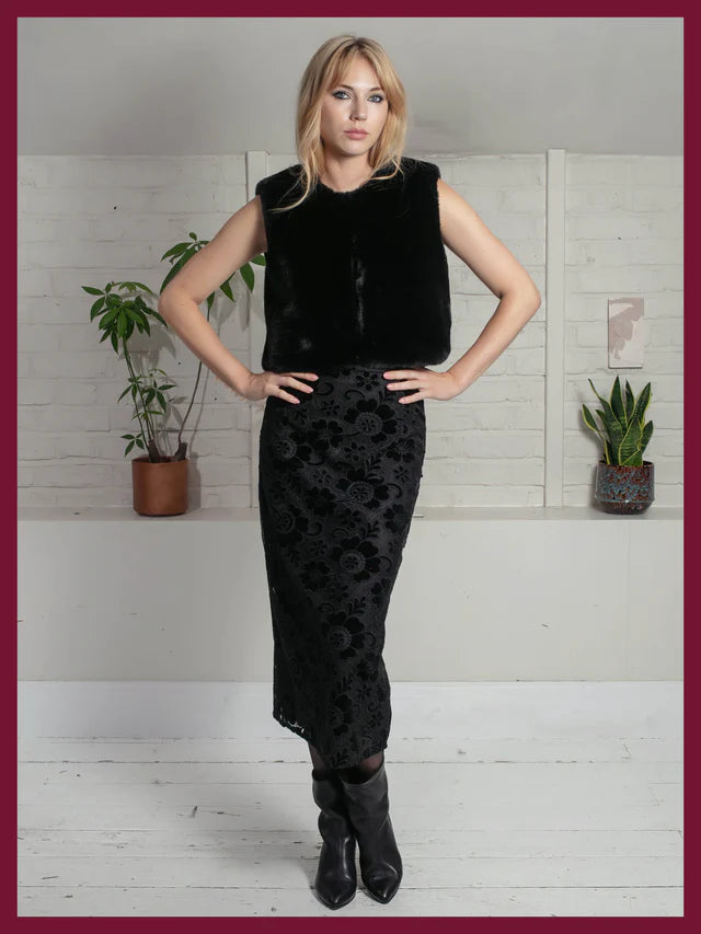Edelweiss Gilet - Black