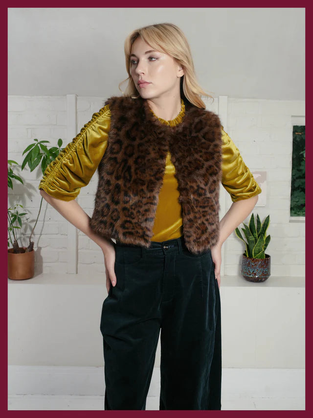 Edelweiss Gilet - Choc Leo