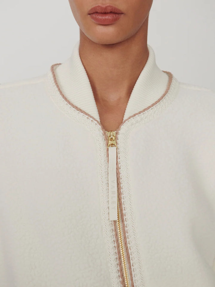 Klaudia Fleece Jacket - Egret
