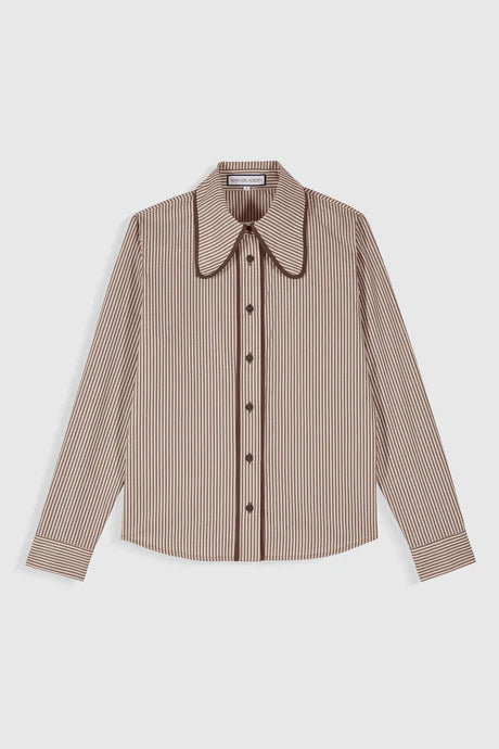 Ala Shirt - Brown Stipe