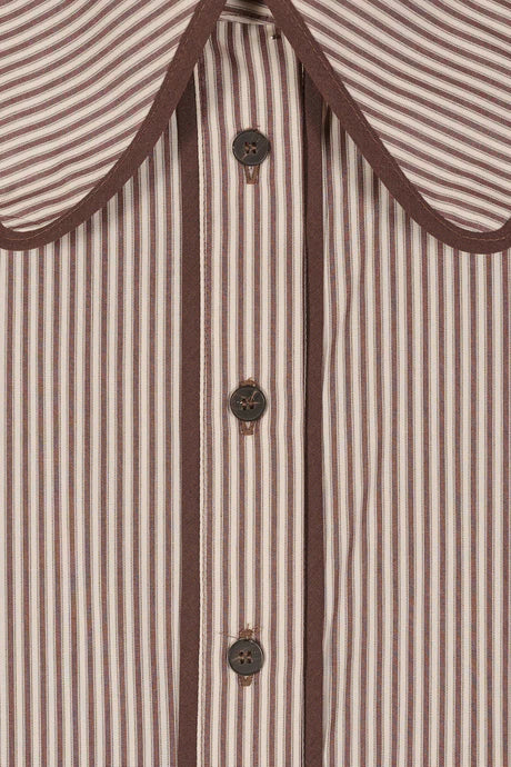 Ala Shirt - Brown Stipe