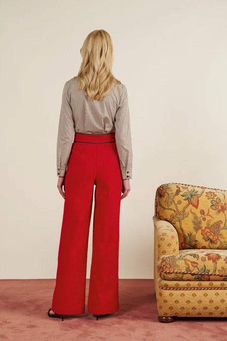Ala Shirt - Brown Stipe