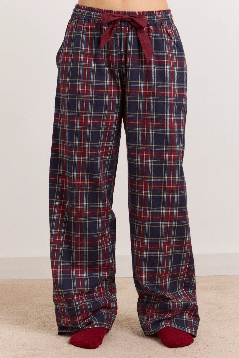 Antonella Pj Set - Flannel Tawny Check