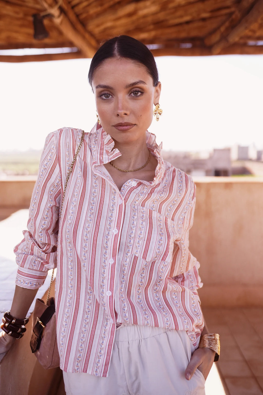 C2113 Blouse Rouge