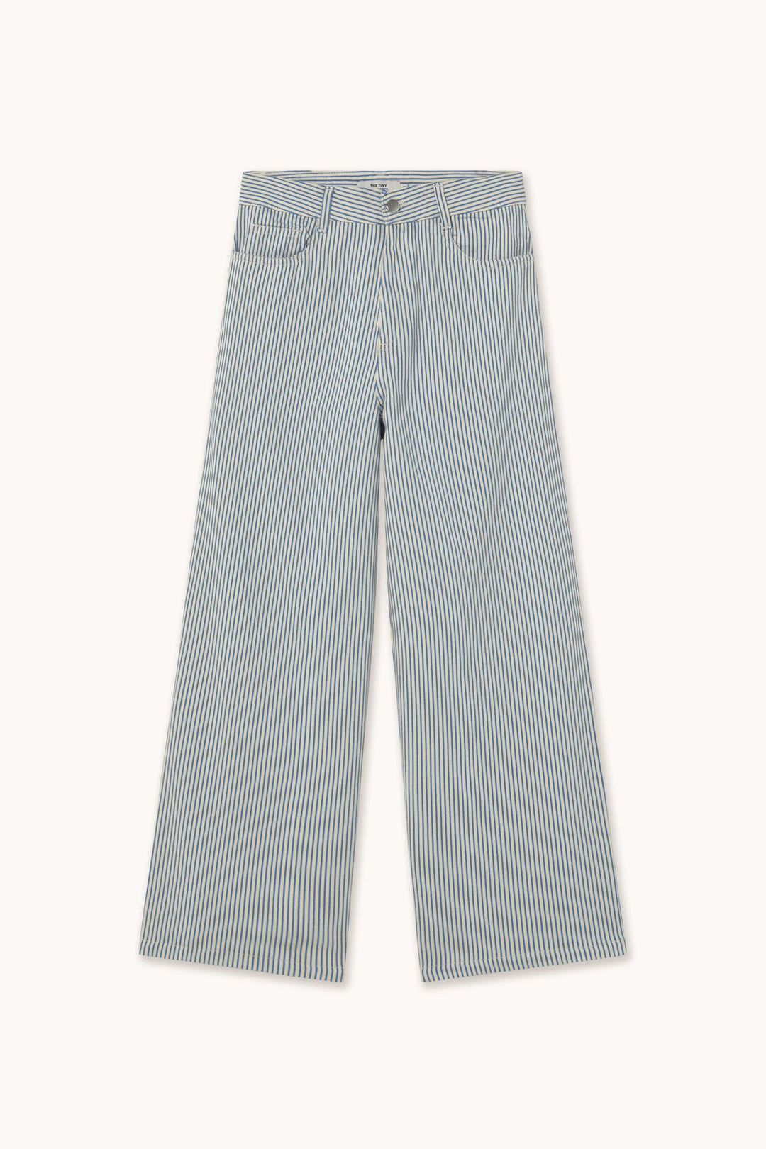 Berta Striped Jeans - Light Cream