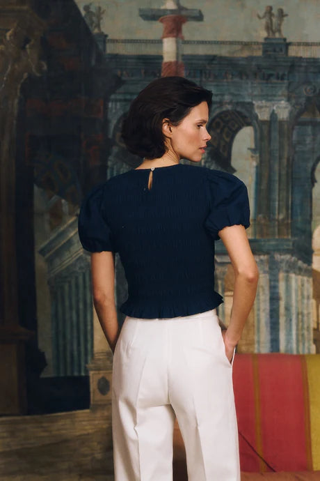 Baila Top - Navy
